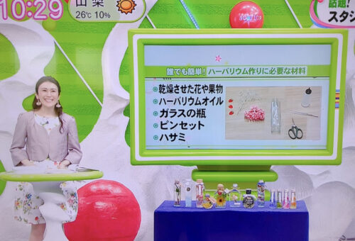 子育てのスキマ時間が、“おしゃれな仕事”に変わった話。<br>  —わずか15,000円のハーバリウム資格で、フジテレビ『ノンストップ！』出演へ—